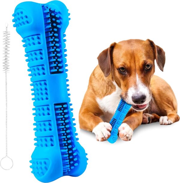 Dog Toys (UK Company) Strong Durable Calming Dog Toothbrush Toys Puppy and Dog Chew Toy Cute Agility Equipment for Puppies Dogs Birthday Gift