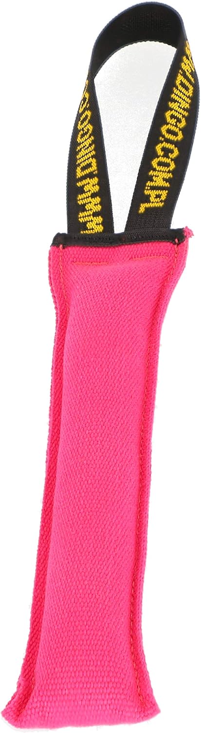 Dingo Agility Bite Tug for Dog, Handmade Toy Floating on the Water Pink 27x6cm 15609