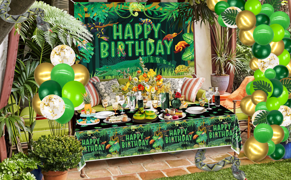 Reptile Birthday Party Decorations