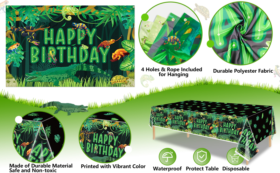 Reptile Birthday Party Decorations