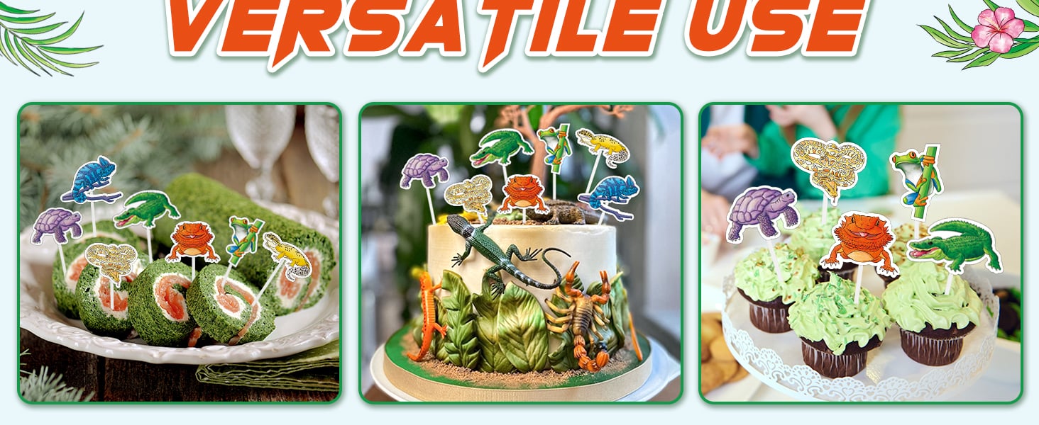 Safari Cupcake Decorations