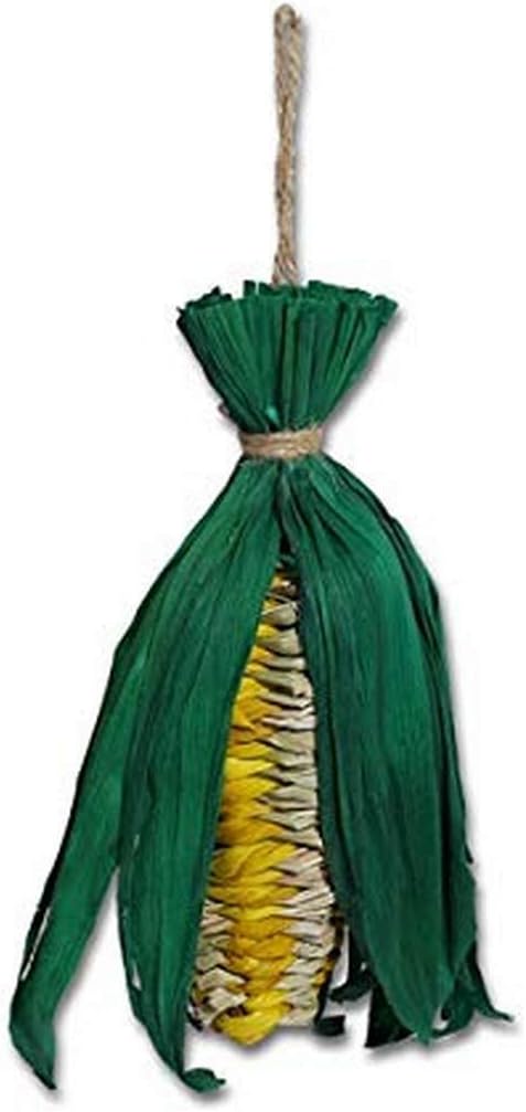 Rosewood Boredom Breaker Animal Play Veg Flinging Fun Corn Toy, Small