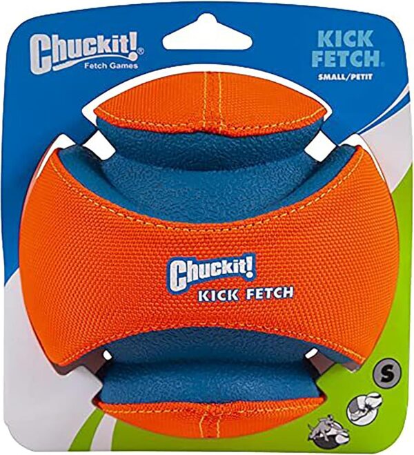 Chuckit! Kick Fetch Increased Visibility Dog Toy Throw or Kick Toy for Dogs, Small, 14 cm