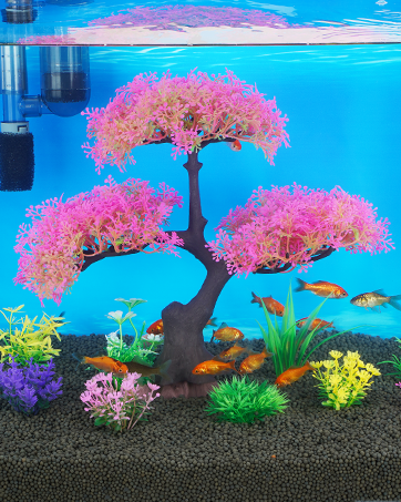 Aquarium Tree Plants Decorations