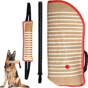 ARAPRIS Bite Sleeve Dog Training Large Dogs - Dog Agility Equipment - Dog Fight Stopper - Dog Training Tools - Bite Work Dog Training - Dog Bite Sleeve and Dog Tug Toy - German Shepherd Accessories