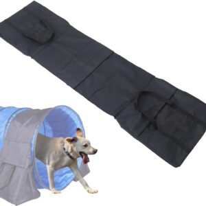 Dog Agility Tunnel Bag Set 1 Pack, Training Equipment, Outdoor Indoor, Pack of 2 Agility Tunnel Sandbags to Hold Both Ends (2 Sandbags, 1 Pack)