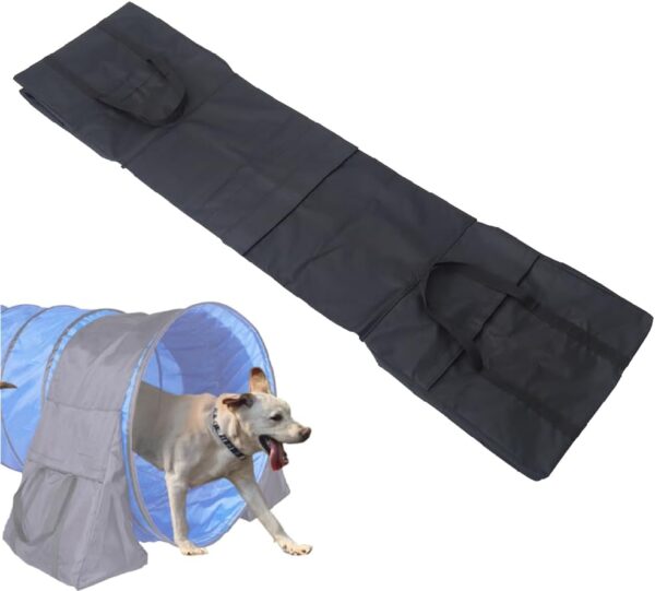 Dog Agility Tunnel Bag Set 1 Pack, Training Equipment, Outdoor Indoor, Pack of 2 Agility Tunnel Sandbags to Hold Both Ends (2 Sandbags, 1 Pack)