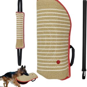 Dog Training Set Dog Bite Sleeve with Training Stick, Professional Training Equipment for Dogs Training, Puppy Biting, K9, Fetch, Interactive