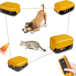 HLGKBY Remote-Control Chase Toy for Dogs, Agility Training Equipment for Dogs, Flag Lure Course, Interactive Dog Enrichment Toy, Lure Course Machine for Dogs,Pet Chase Toys