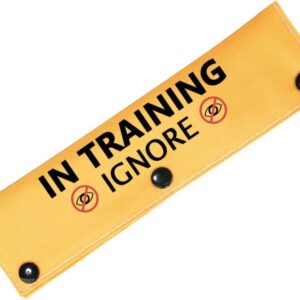 In Training Ignore Dog Leash Sleeve Dot Not Pet Working Dog Leash Sleeve Service Dog Leash Wrap (Training Ignore D-S)