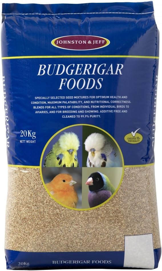 Johnston & Jeff Utility Budgie Food, 20 kg (Pack of 1)