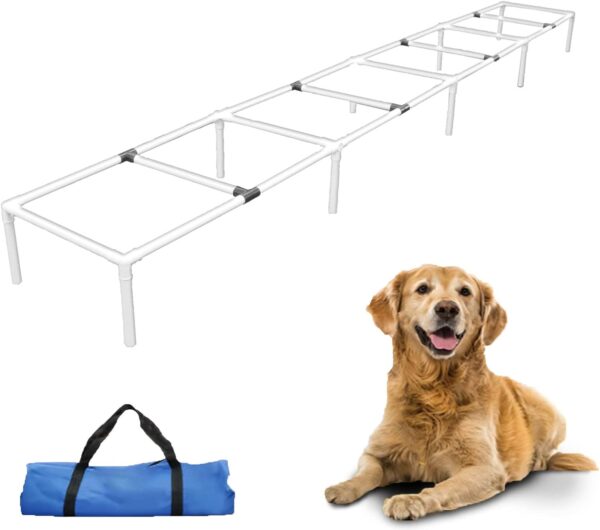 PLKO Dogs Agility Training Ladder,Dog Agility Training Equipment, Pet Outdoor Game