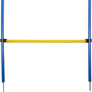 Pet Brands Agility Hurdle Jump, Blue/Yellow,100x67x3 cm (Pack of 1)