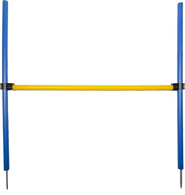 Pet Brands Agility Hurdle Jump, Blue/Yellow,100x67x3 cm (Pack of 1)