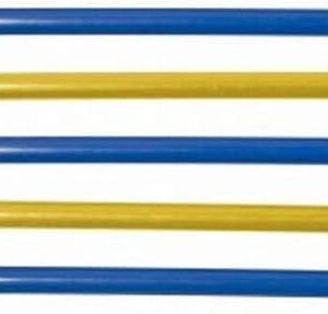 Pet Brands Agility Slalom Poles Pk5, Blue/Yellow