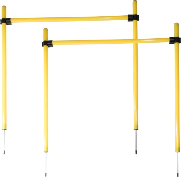 Pet Life Jumping Hurdle Collapsible Agility Dog Trainer Kit, One Size, Yellow