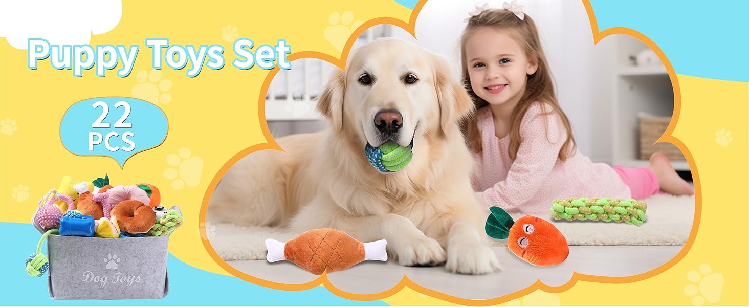 puppy toys set