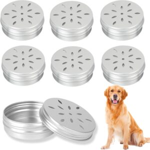 Scent Work for Dogs Equipment,6 Pcs Dog Scent Training Kit,Dog Training Scent Tins,Dog Scent Tins for Scent Training for Dogs Round Container Accessory Tool Dog Scent Training Jar Empty