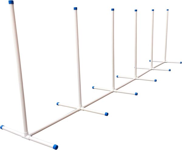 Trademark Innovations Dog Training Agility Weave Poles Equipment Set