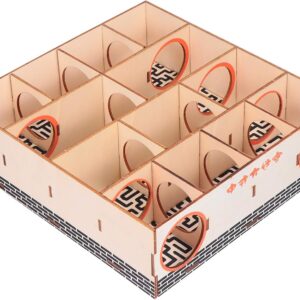 UKCOCO Mice Toy Hamster Maze, Wooden Small Pet Training Hamster Maze Toy Hamster Maze Cage Hamster Sports Mazes Maze Tunnel Pet Activity Toys for Mice Dwarf Hamster Reconfigurable Maze