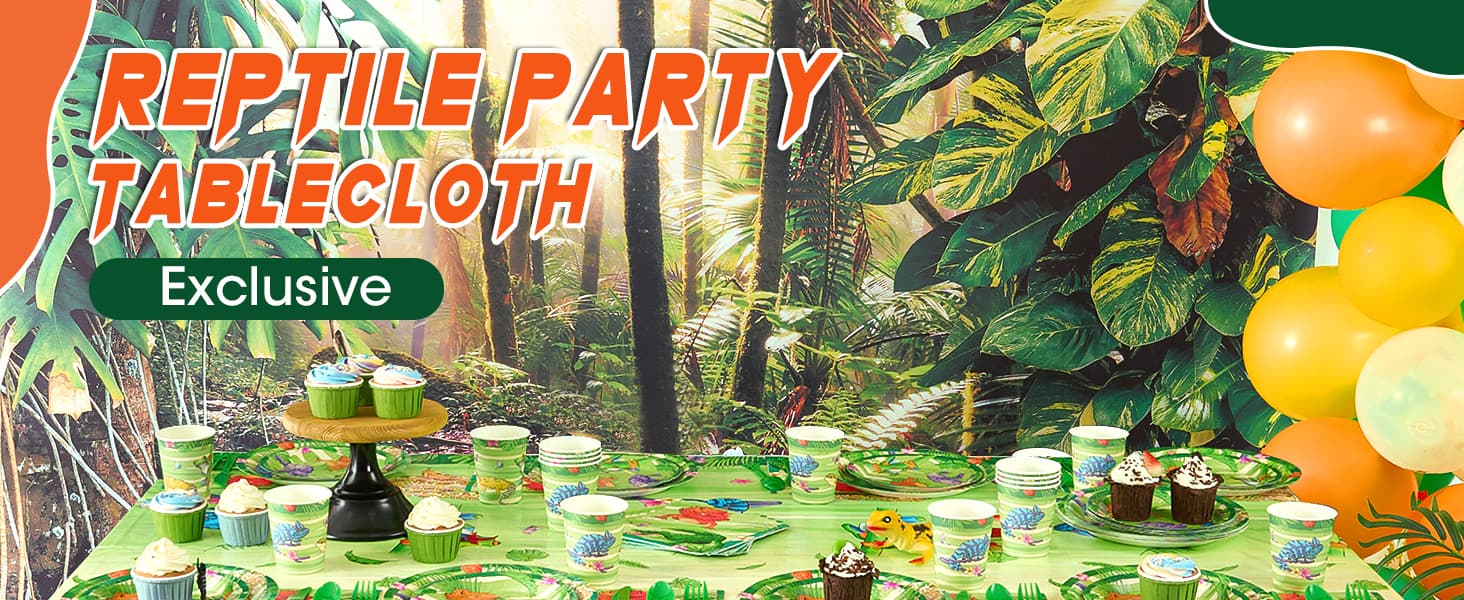 Reptile Party Tablecloths