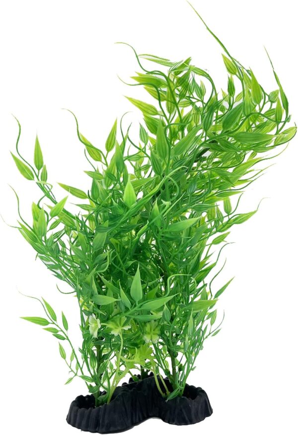 Mascot Pets Large 30cm Green Plastic Artificial Plant Bush Reeds for Aquarium Fish Tank Aquatic Greenery Décor Decoration Water Grass Plants