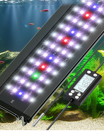 Aquarium Light with Temperature Alarm Function