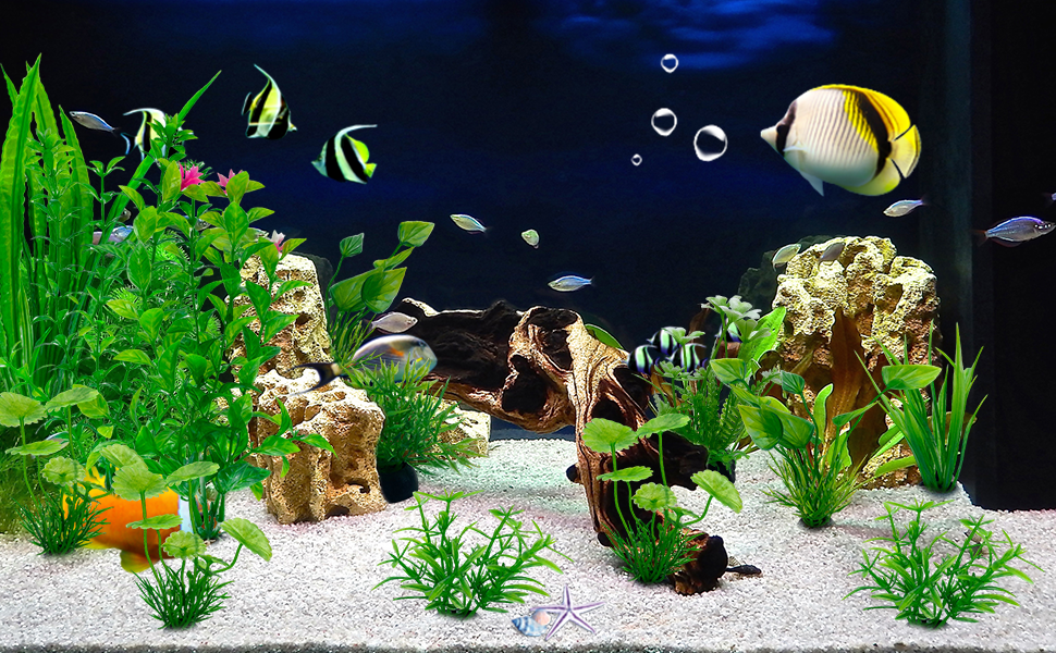 plastic plants for aquariums