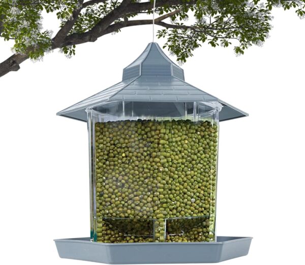 Bird Feeders for Outdoors Hanging Bird Feeder, with a Latch Feature,Retractable Bird Feeder, Wild Bird Seed for Outside Feeders and Garden Decoration Yard for Bird Watchers by AVOS-DEALS-GLOBAL