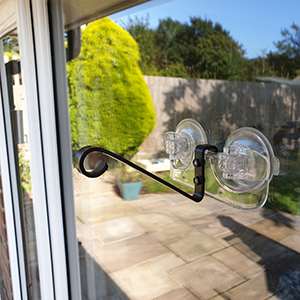 window bird feeder hanger