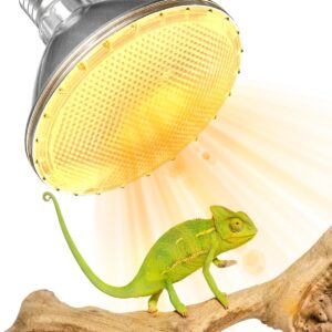 TobeBright 75W Reptile Heat Lamp Bulb,UVB UVA Basking Bulb E27 Dimmable,PAR30 Tortoise Heat Lamp,UV Heat Bulb for Vivarium Bearded Dragon,Lizard,Chick,Puppy