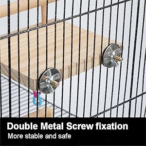 Double Metal Screw fixation