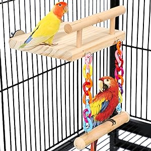 Parrot Wooden Platform