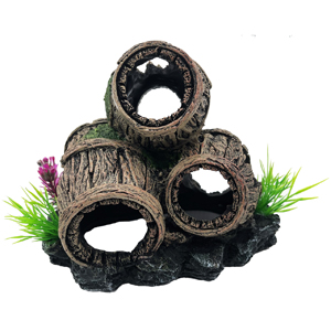 3 Small Barrels Ornament for fish tank