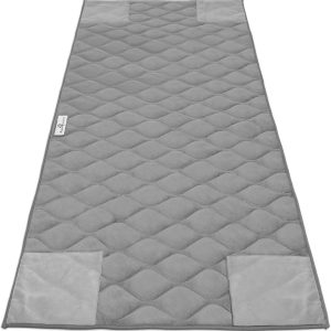 Paw Inspired PopCorner Guinea Pig Cage Liners | Washable Fleece Bedding or Pet Bed Mat for Small Animals | Super Absorbent Pee Pad with Reinforced Corners and Waterproof Bottom (C&C 2x5, Gray)