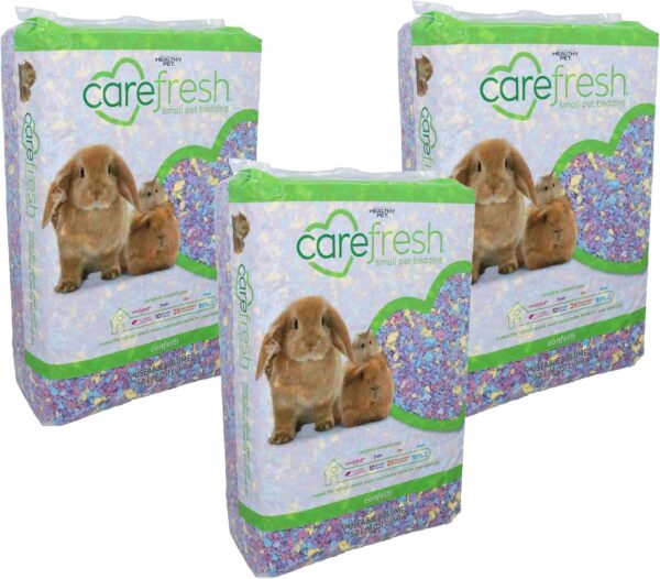 AB Tools 3Pk Confetti 50L Quality Pet Small Animal Bedding 99% Dust Free