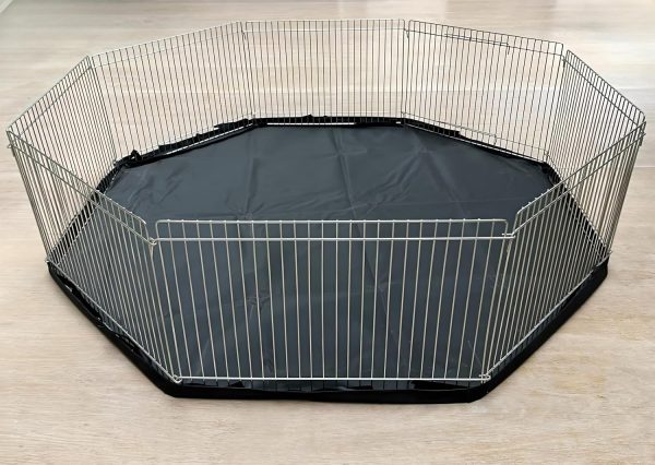 Double Dragon Mini Playpen Cage With Waterproof Floor Mat, Octagonal, For Guinea Pigs, Hamsters, Gerbil Mouse, & Other Small Pets