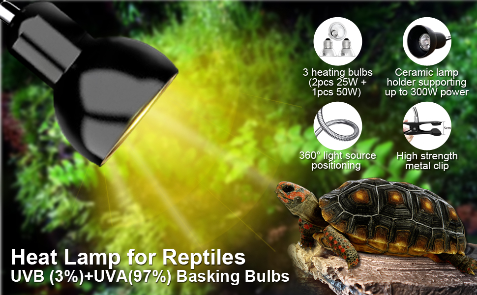 UV heat lamp for tortoise 