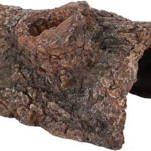 Fupi Reptile Box Landscape, Reptile Hide Cave, Durable Long Service Life Healthy for Reptile Pet