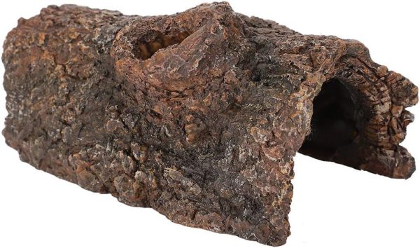 Fupi Reptile Box Landscape, Reptile Hide Cave, Durable Long Service Life Healthy for Reptile Pet