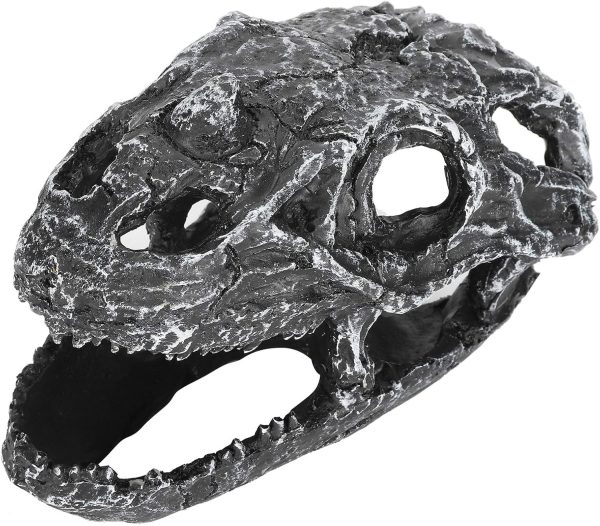 Generic Resin Reptile Hide Cave Snake Skull Simulation Landscape for Lizards Spiders Scorpion Pet