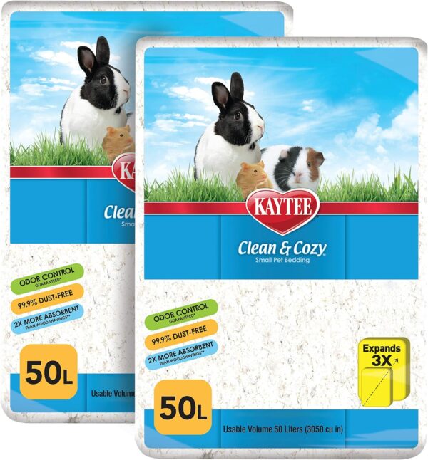 Kaytee Clean & Cozy White Paper Bedding 100 Liters