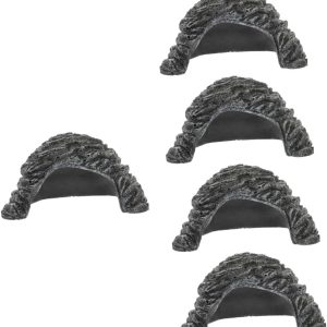 Milisten 5pcs Box Reptiles Hide from Caves Aquarium Fish Hideout Terrarium Decor Reptile Supply Aquarium Cave Aquarium Hideaway Terrarium Hideout Animal Pet Decorative Hiding Place Resin