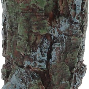 NUZAMAS Reptile Hide Cave Fish Tank Marine Decor Ornaments Simulation Tree Amphibians Reptile Hide Cave Landscape Accessories for Scorpion Lizard Tree Stump Cave