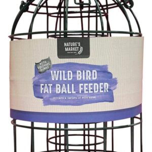 Natures Market BF008FB Squirrel Guard Hanging Fat Ball Feeder