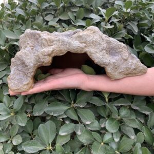 Oversize Reptile Hides and Caves Resin Rock Reptile Aquarium Habitat Hideouts Large Reptile Hiding Cave Lizard Hiding Spot for Bearded Dragon Snakes Tortoise Aquarium Terrarium Hideaway