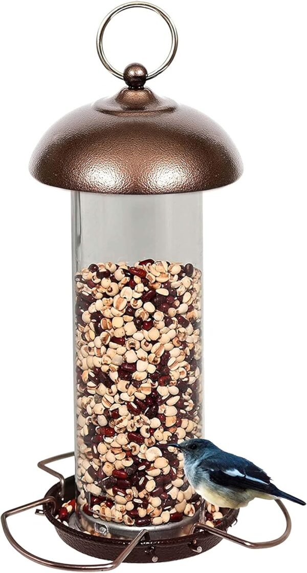 Ram® Copper Hanging Mixed Seed Bird Feeder With Hanger For Garden Outside Lawn Wild Bird Feeder Feeding Station