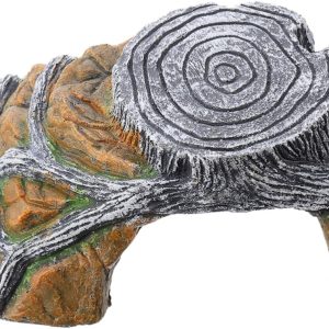 Yardwe 3pcs Turtle Terrace Turtle Rest for Pond Reptile Habitat Shelter Reptile Hide Cave Reptiles Turtle Basking Platform Reptile Terrariums Snake Hideouts Grey Resin